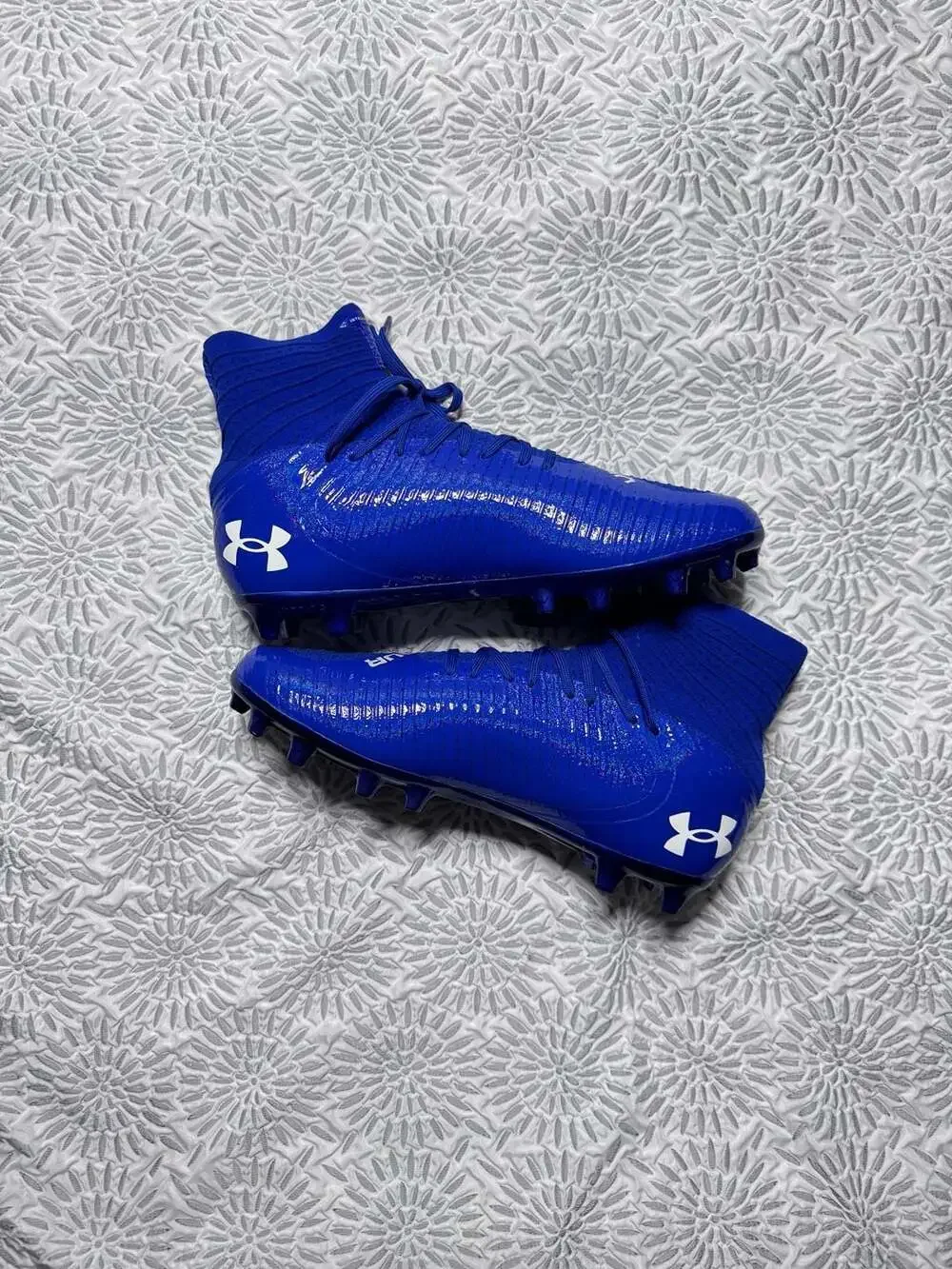 Under Armour UA Highlight 2 MC Intelliknit Football Cleats Royal Blue
